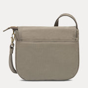 Travelon Anti-Theft Courier Saddle Crossbody - Stone Grey