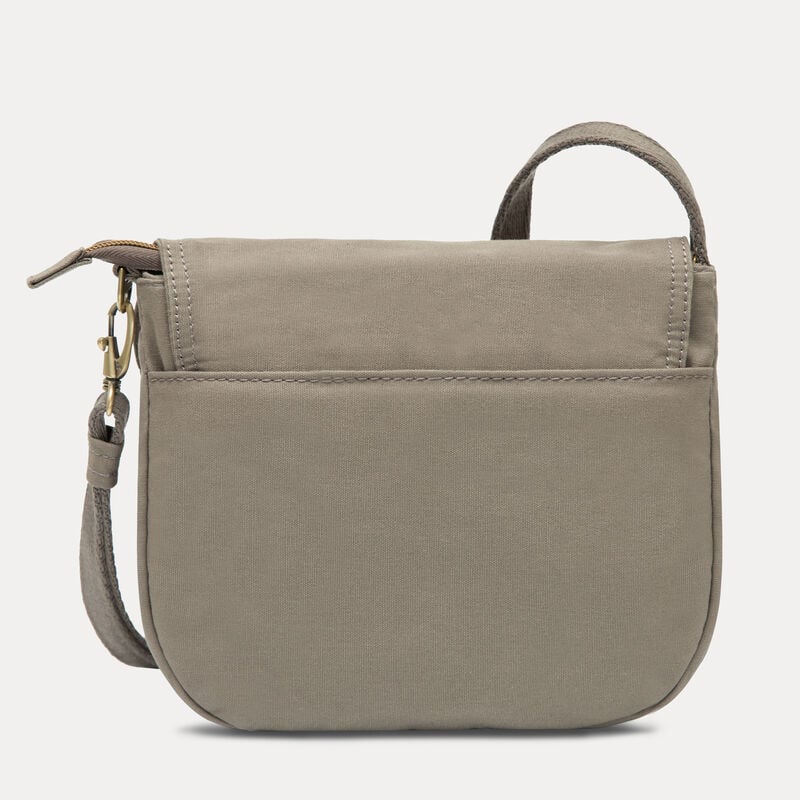 Travelon Anti-Theft Courier Saddle Crossbody - Stone Grey