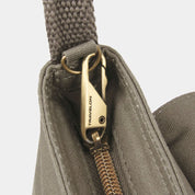 Travelon Anti-Theft Courier Saddle Crossbody - Stone Grey