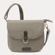Travelon Anti-Theft Courier Saddle Crossbody - Stone Grey