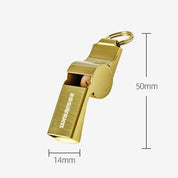 Ace Camp Stainless Steel Whistle - Gold