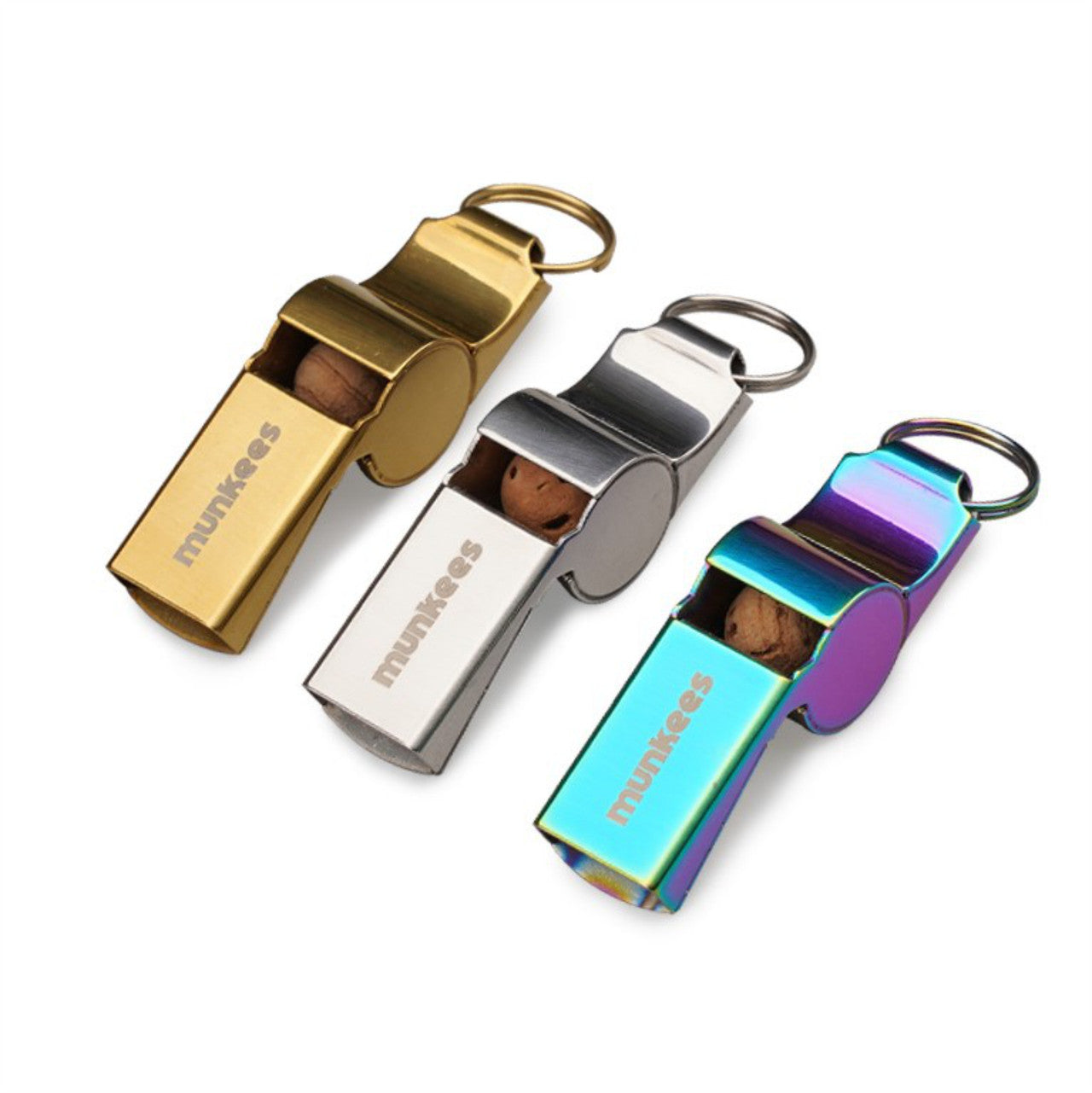 Ace Camp Stainless Steel Whistle - Silver