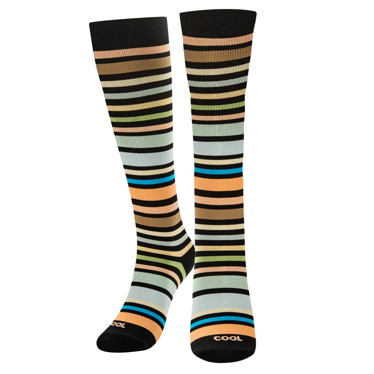 Odd Sox Stripes Compression Sox - Large