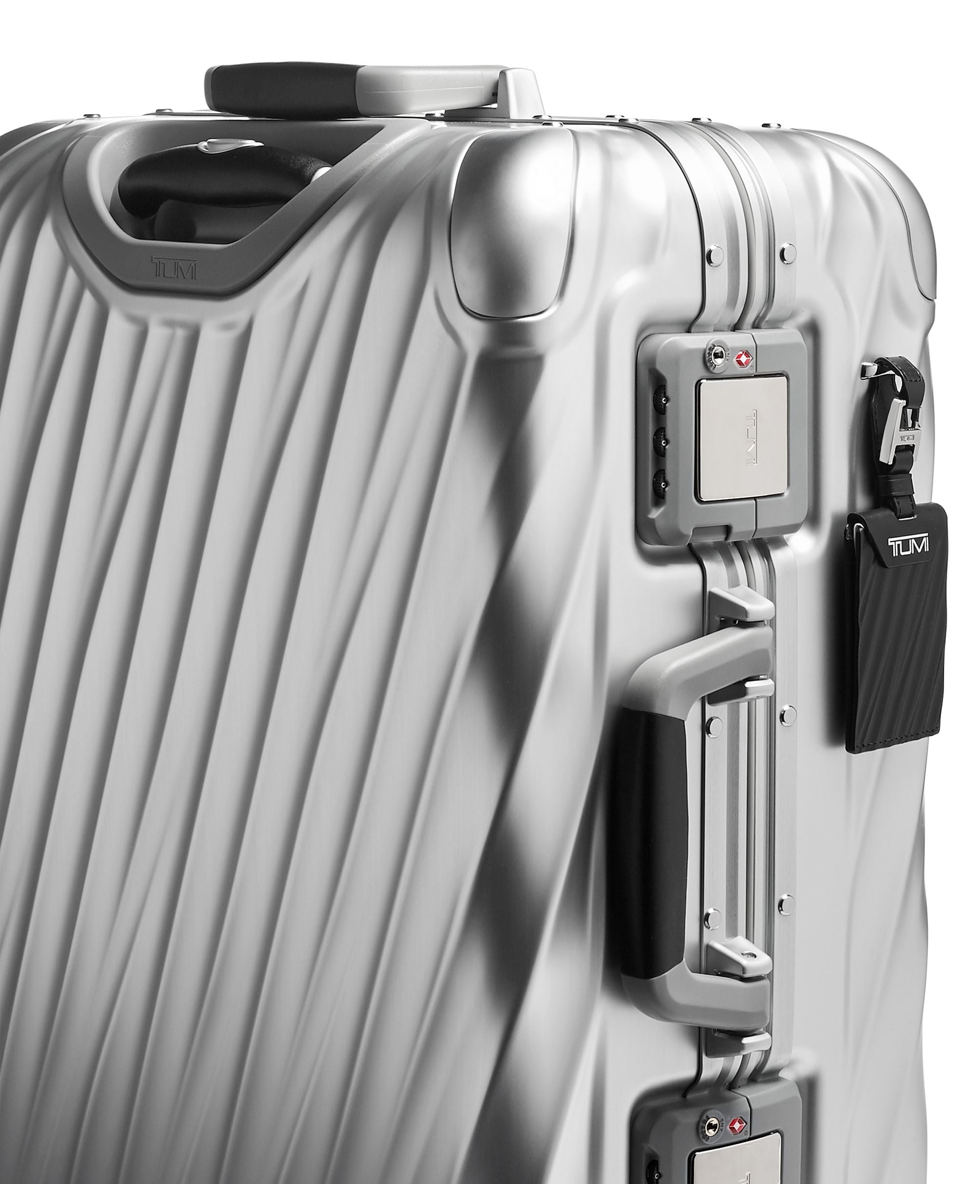 TUMI 19 Degree Aluminum Continental Expandable Spinner - Carry On Silver