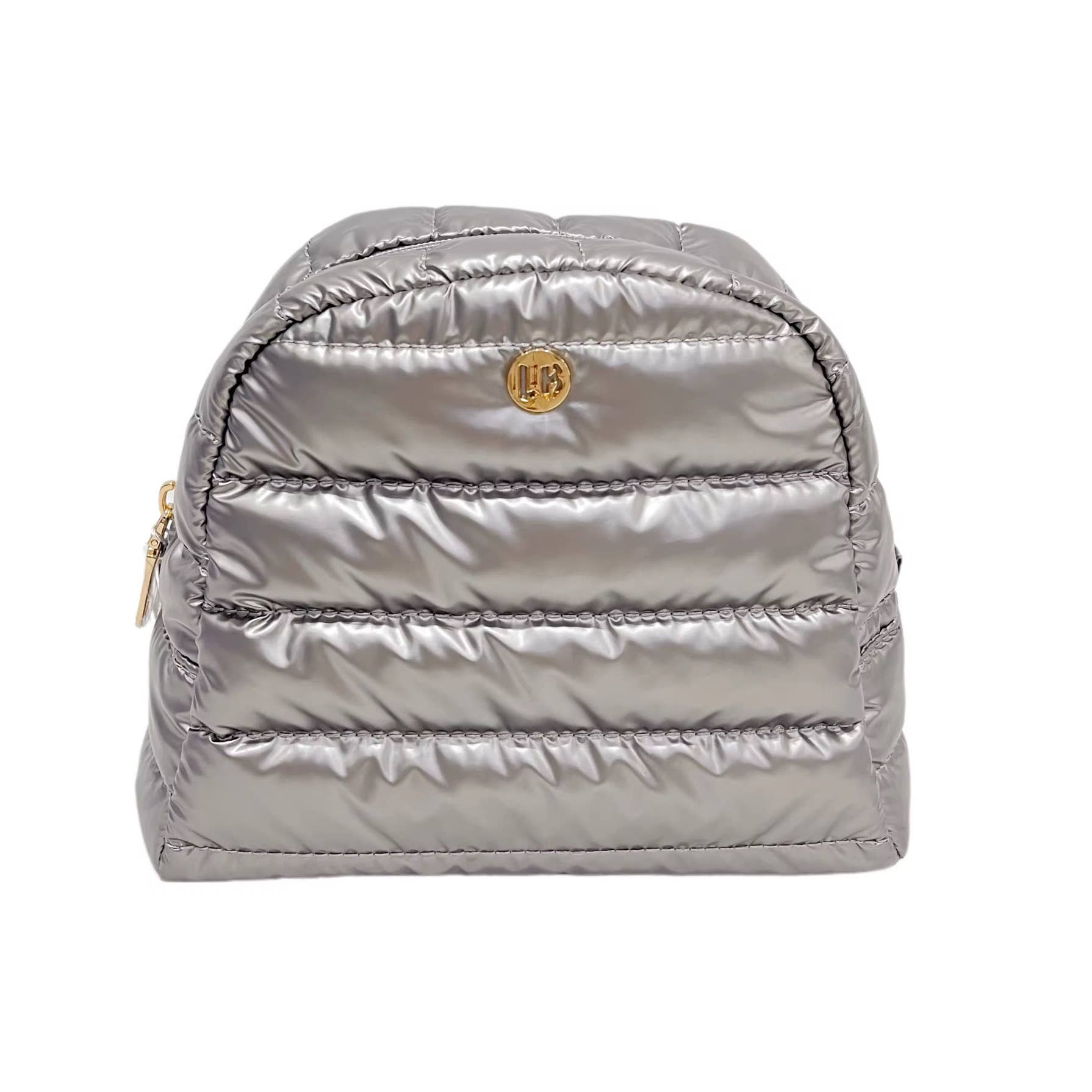 Lemonbella Cosmetic Puffer Makeup Travel Bag Pebble Gray