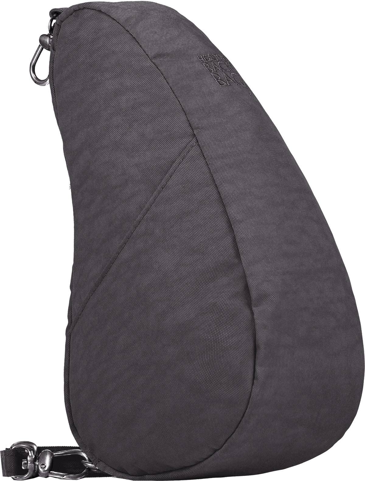 AmeriBag 10" Distressed Nylon Baglett: Graphite
