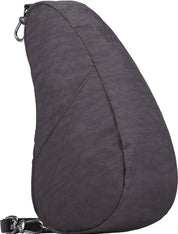 AmeriBag 10" Distressed Nylon Baglett: Graphite