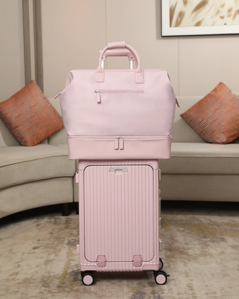 NOBL Travel Drop Bottom Weekender Bag - Blush