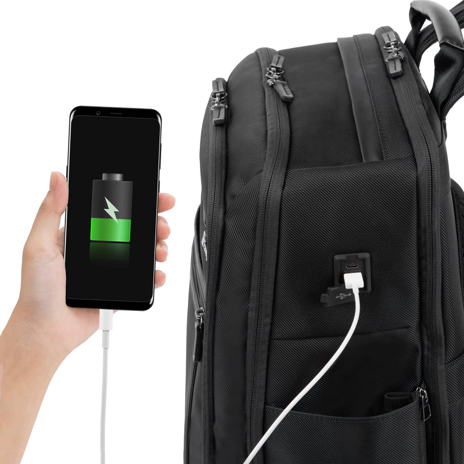 Travelpro Crew Executive Choice  3 Large Travel Backpack -  Black