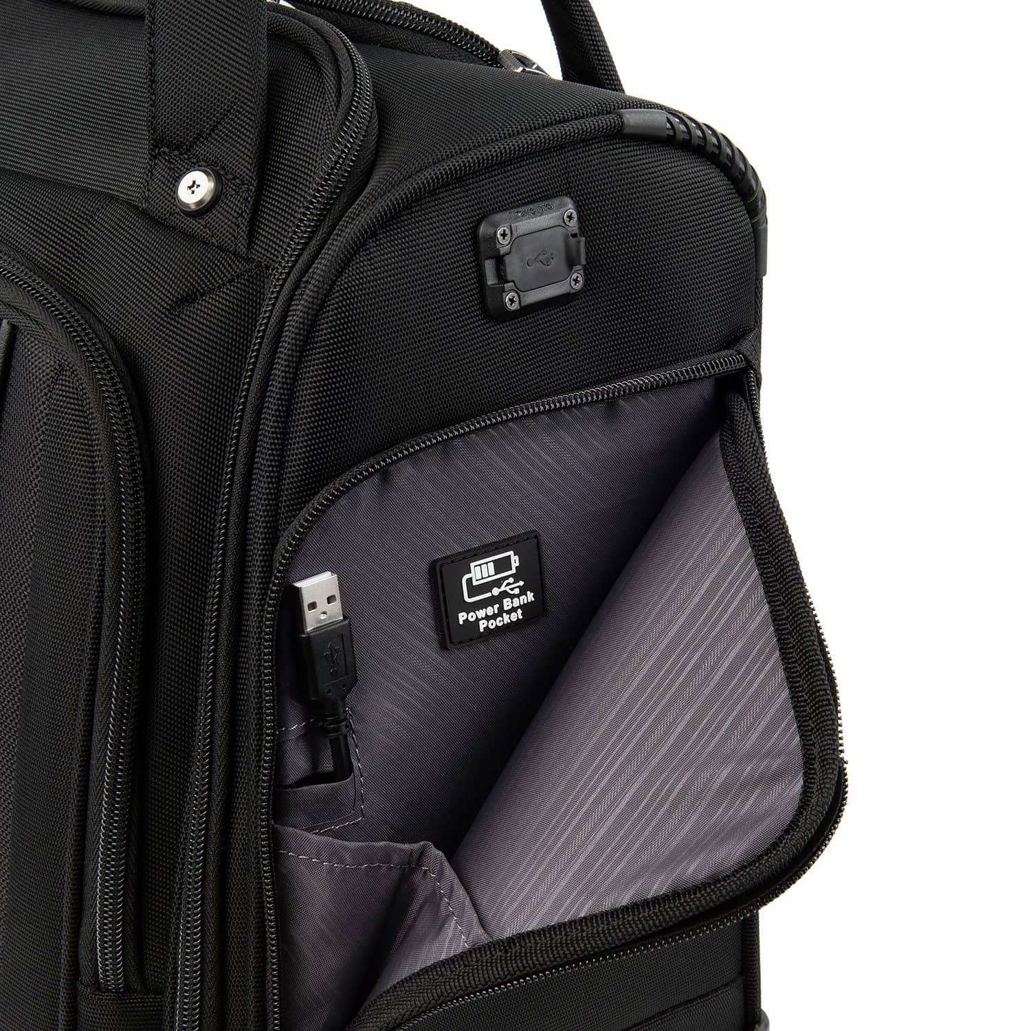Travelpro Crew VersaPack Rolling UnderSeat Carry On -  Black