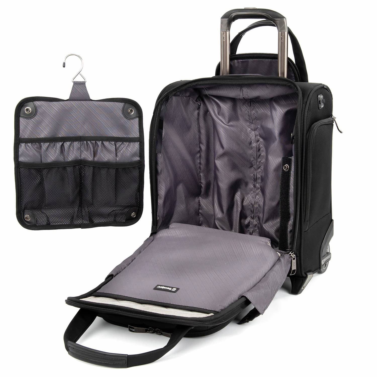 Travelpro Crew VersaPack Rolling UnderSeat Carry On -  Black