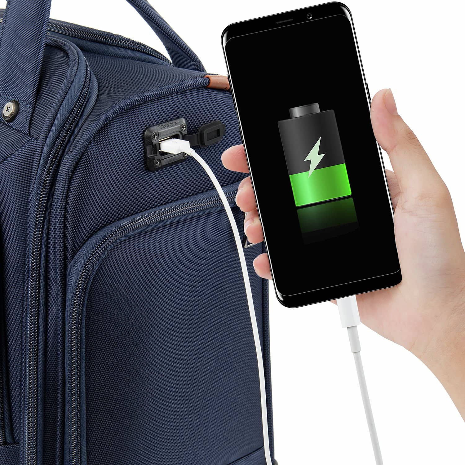 Travelpro Crew VersaPack Rolling UnderSeat Carry On -  Patriot Blue