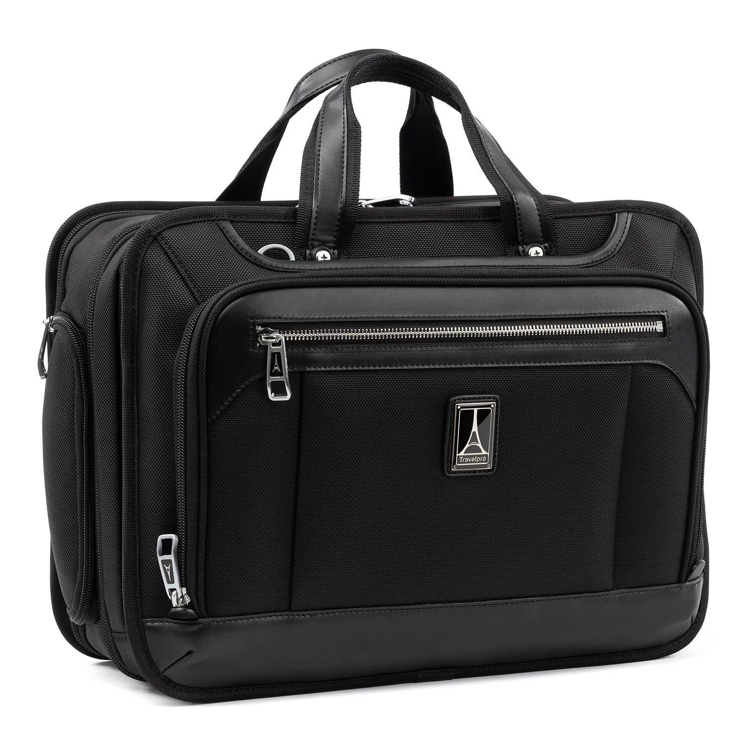 Travelpro Platinum Elite Expandable Business Brief - Shadow Black