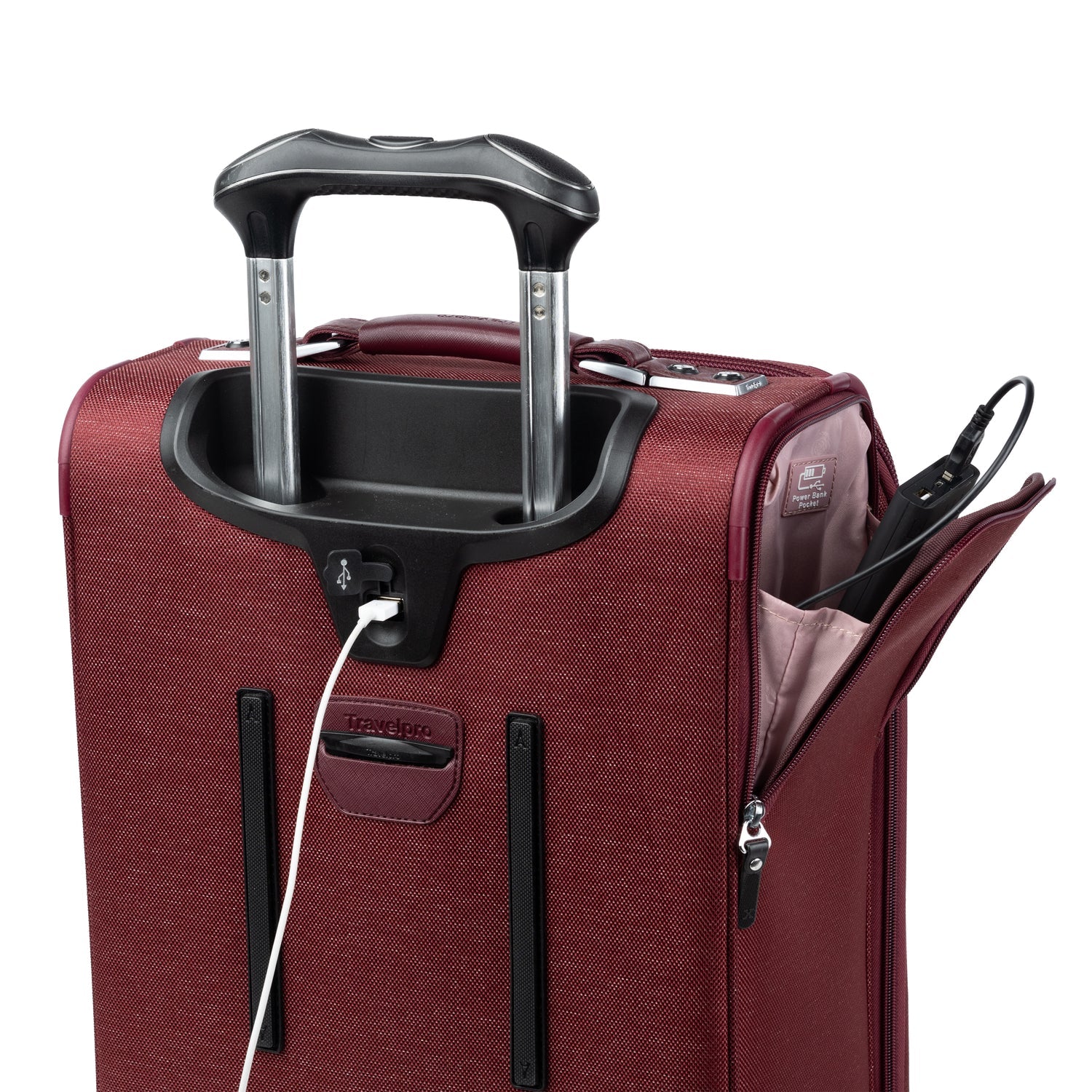 Travelpro Platinum Elite International Expandable Carry-on Spinner - Bordeaux