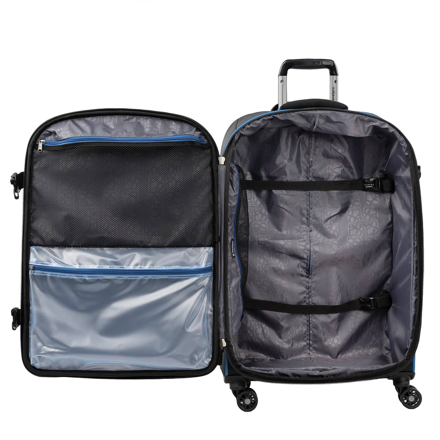 Travelpro Bold 26” Check-In Spinner -   Black/Blue