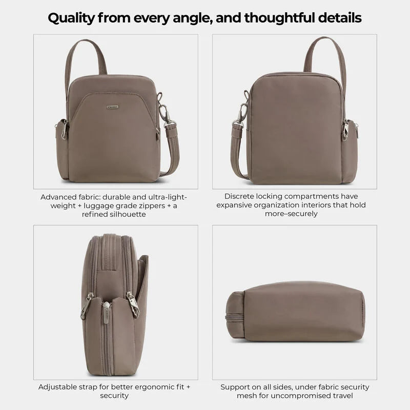 Travelon Anti-Theft Classic Travel Bag - Hazelnut