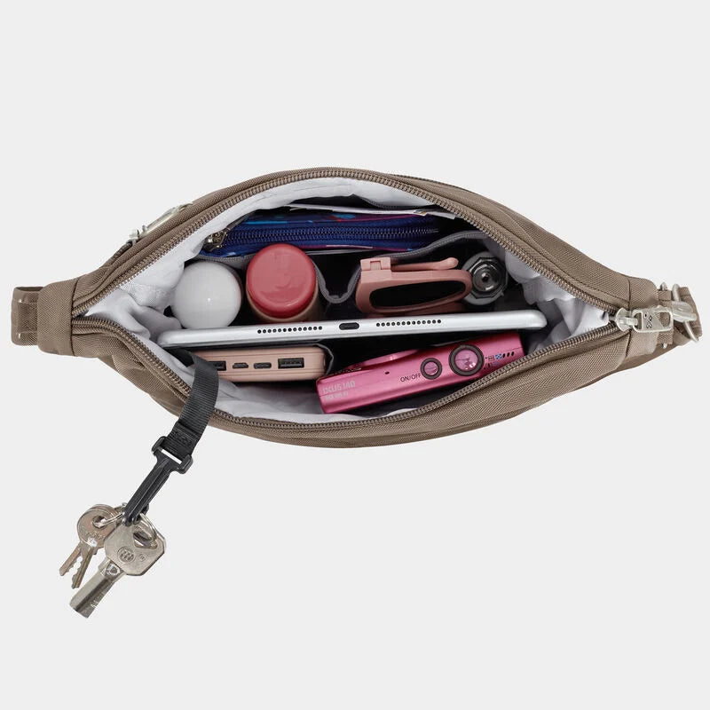 Travelon Anti-Theft Classic Messenger Bag - Hazelnut