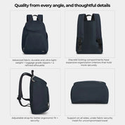 Travelon Anti-theft Classic Backpack - Midnight Navy
