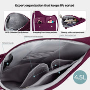 Travelon Anti-Theft Classic Crossbody - Burgundy