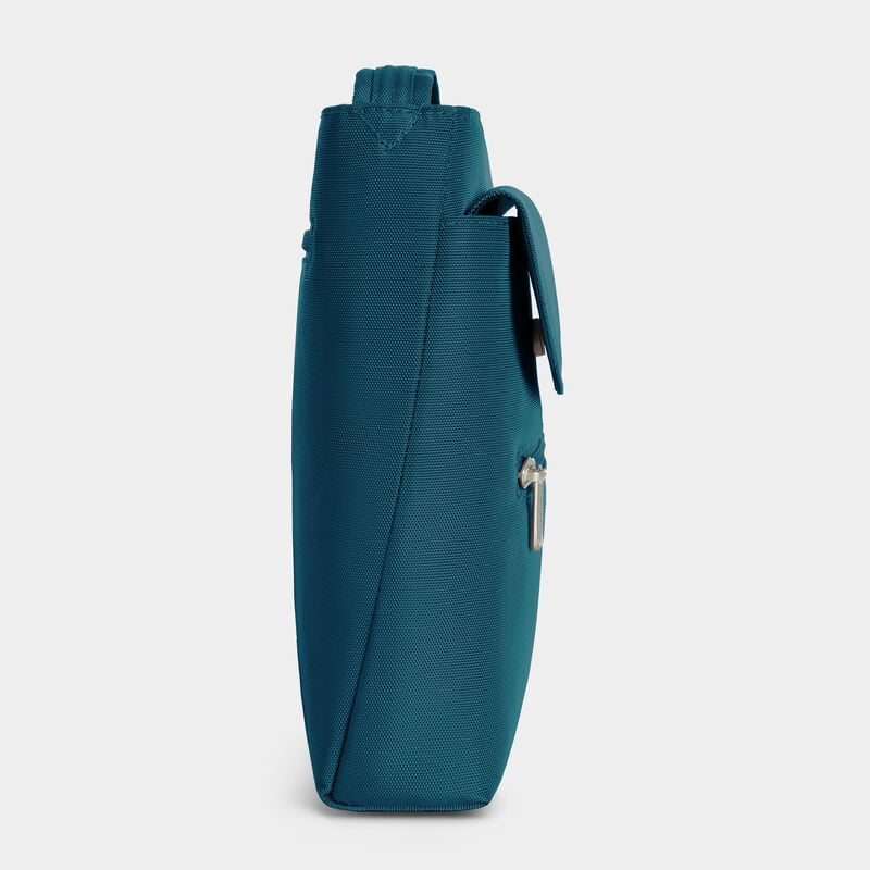 Travelon Anti-Theft Classic Mini Shoulder Bag- Teal