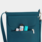 Travelon Anti-Theft Classic Mini Shoulder Bag- Teal