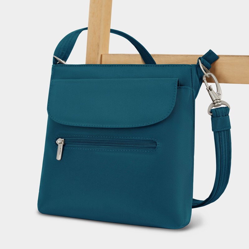 Travelon Anti-Theft Classic Mini Shoulder Bag- Teal