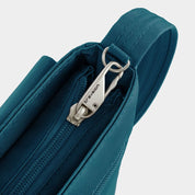 Travelon Anti-Theft Classic Mini Shoulder Bag- Teal