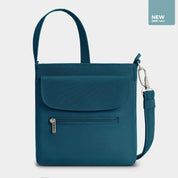 Travelon Anti-Theft Classic Mini Shoulder Bag- Teal