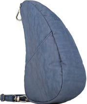 AmeriBag 10" Distressed Nylon Baglett: Vintage Indigo