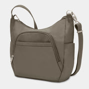 Travelon Anti-Theft Classic Crossbody Bucket Bag - Nutmeg