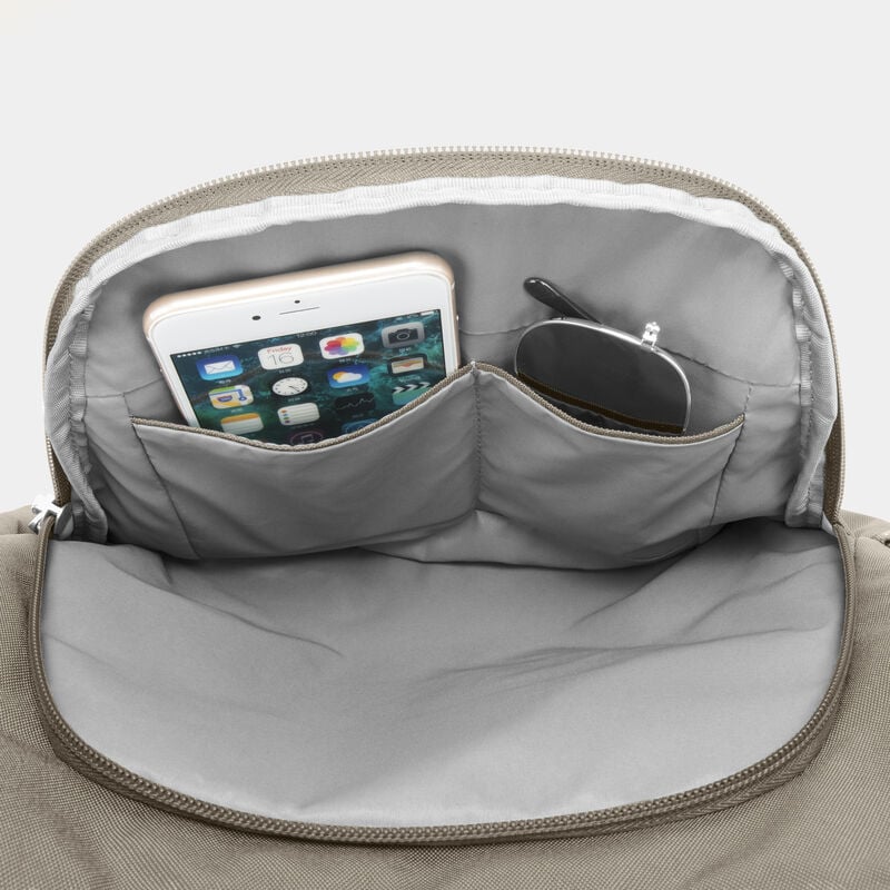 Travelon Anti-Theft Classic Crossbody Bucket Bag - Nutmeg