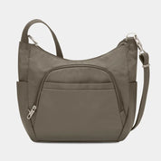 Travelon Anti-Theft Classic Crossbody Bucket Bag - Nutmeg