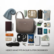 Travelon Anti-Theft Classic Small E/W Crossbody - Hazelnut