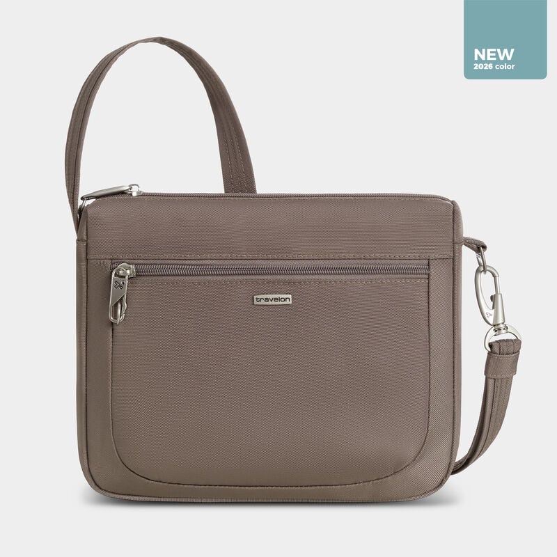 Travelon Anti-Theft Classic Small E/W Crossbody - Hazelnut