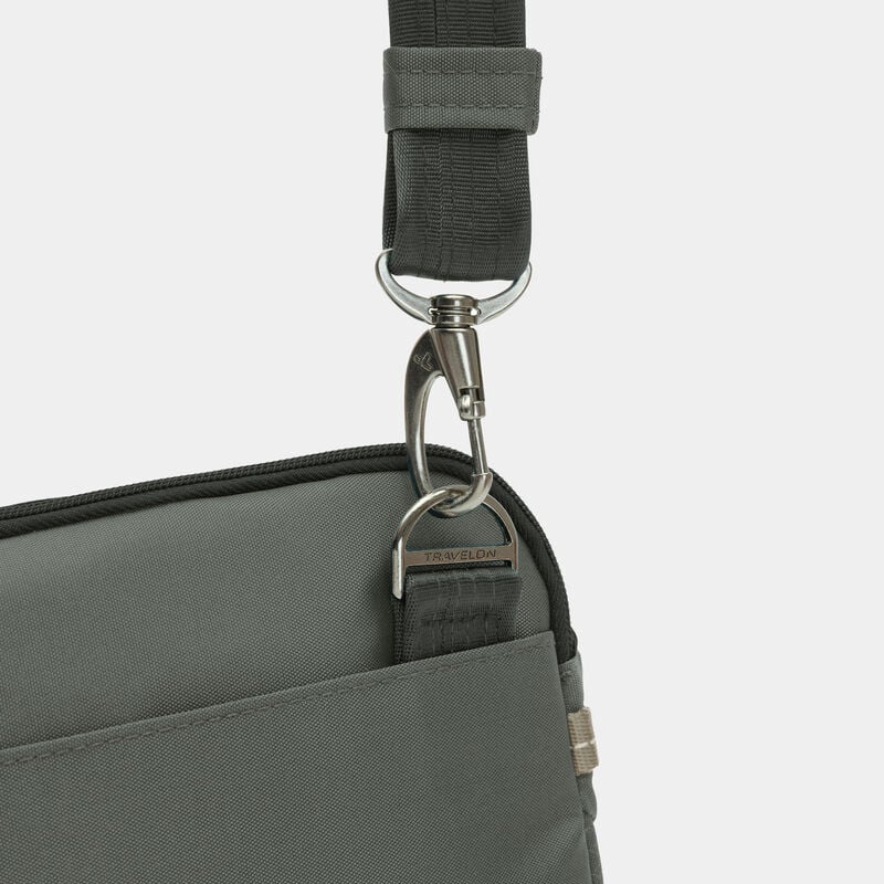 Travelon Anti-Theft Active® Small Crossbody - Charcoal;