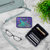 Monarque Laurel Burch Peacocks Armored Wallet