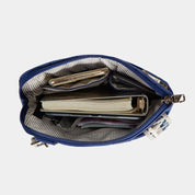 Travelon Anti-Theft Boho Slim Bag - Lush Blue