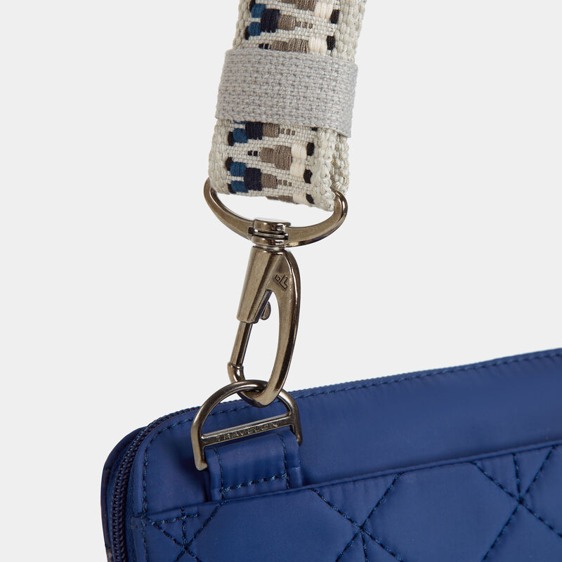 Travelon Anti-Theft Boho Slim Bag - Lush Blue