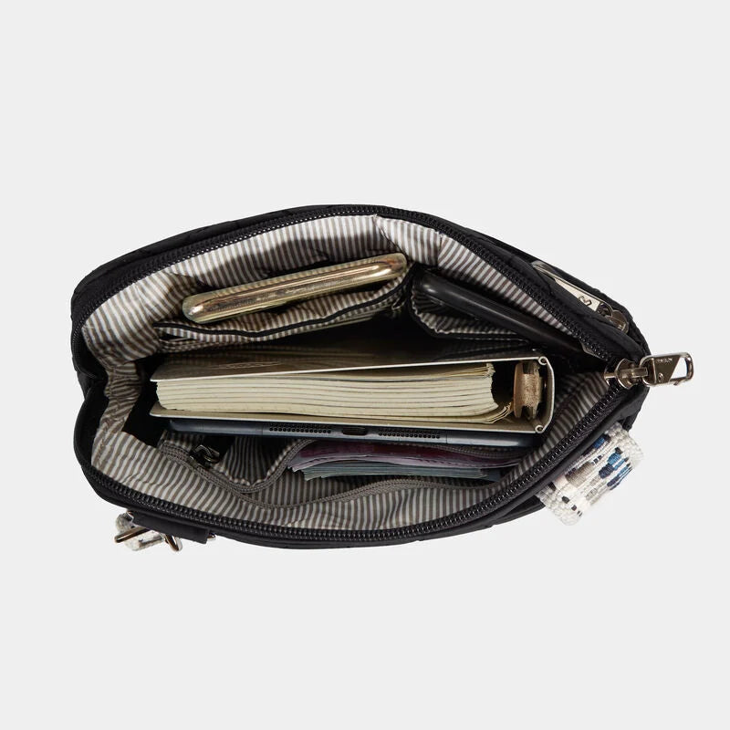 Travelon Anti-Theft Boho Slim Bag - Black