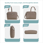 Travelon Anti-Theft Classic Convertible Crossbody and Waist Pack - Hazelnut