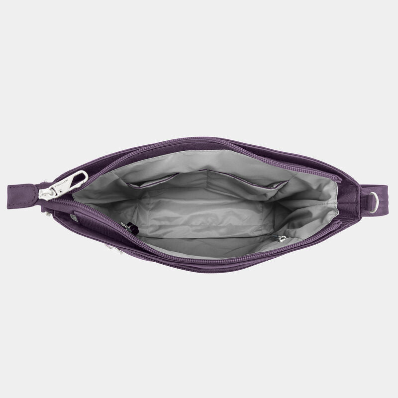 Travelon Anti-Theft North/South Crossbody Purple
