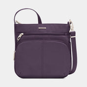 Travelon Anti-Theft North/South Crossbody Purple
