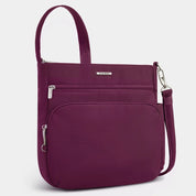 Travelon Anti-Theft Classic N/S Crossbody - Burgundy