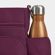 Travelon Anti-Theft Classic N/S Crossbody - Burgundy
