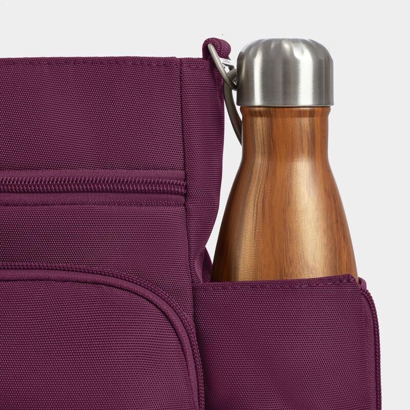 Travelon Anti-Theft Classic N/S Crossbody - Burgundy