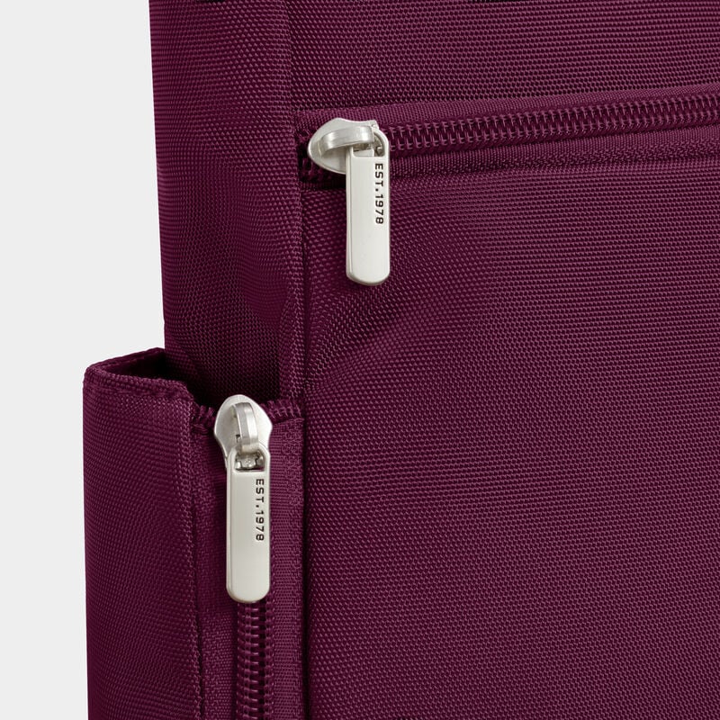 Travelon Anti-Theft Classic N/S Crossbody - Burgundy