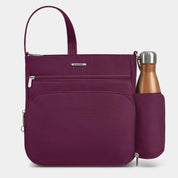 Travelon Anti-Theft Classic N/S Crossbody - Burgundy