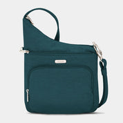 Travelon Anti-theft Essentials North/South Asymmetric Crossbody - Peacock