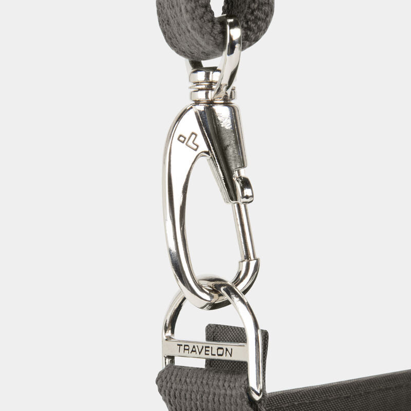 Travelon Anti-Theft Essentials Patch Pocket Crossbody - Smoke