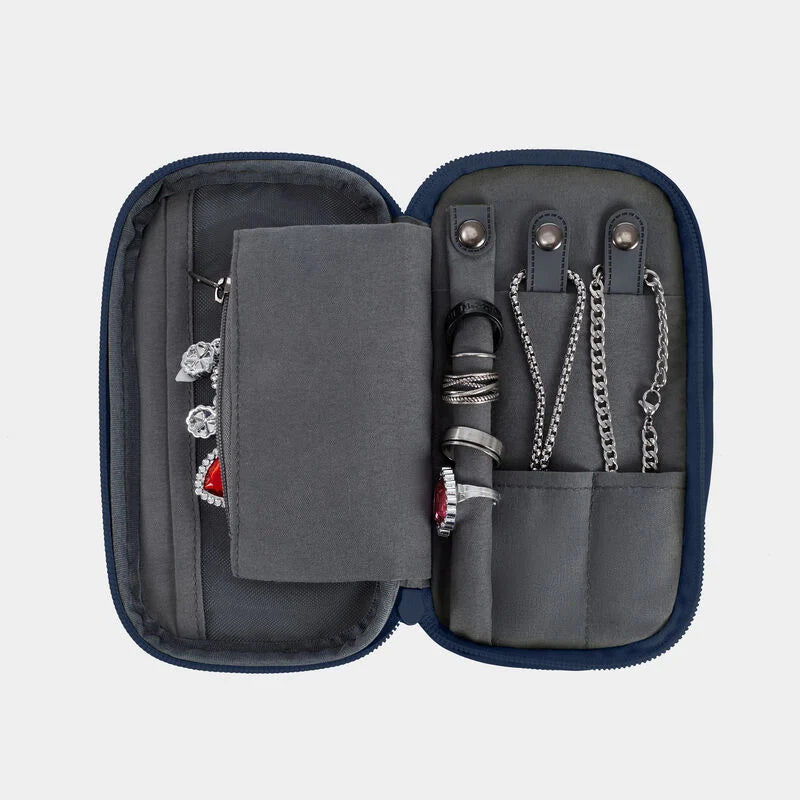Travelon 2-In-1 Travel Jewelry & Tech Organizer - Navy